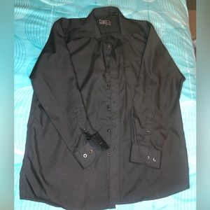 Mens plain button down shirt